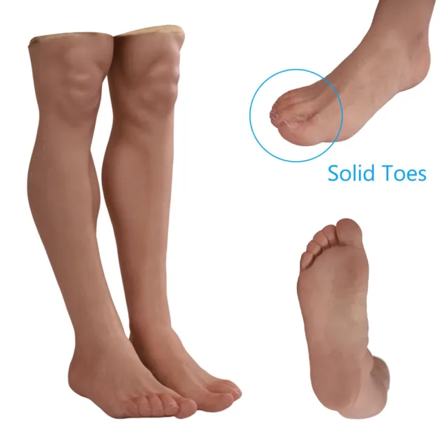 Silicone Foot Sleeve Prosthetic leg cover Realistic skin High Simulation Makeup