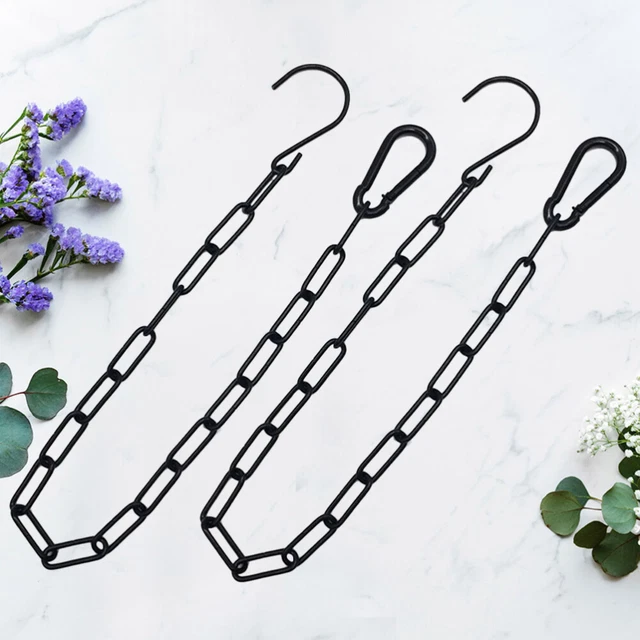 2 Sets Ornement De Chaîne Suspendu Pots De Fleurs Suspendus Chaîne Suspendue