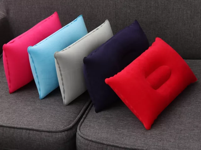 Inflatable Travel Neck & Head Pillow Pillows Flight Rest Sleep Cushion Support