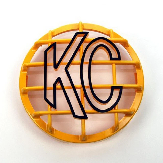 KC HiLiTES 7213 Accessories and Fluids KC Stone Guard 6in ABS Plastic Yellow Bla