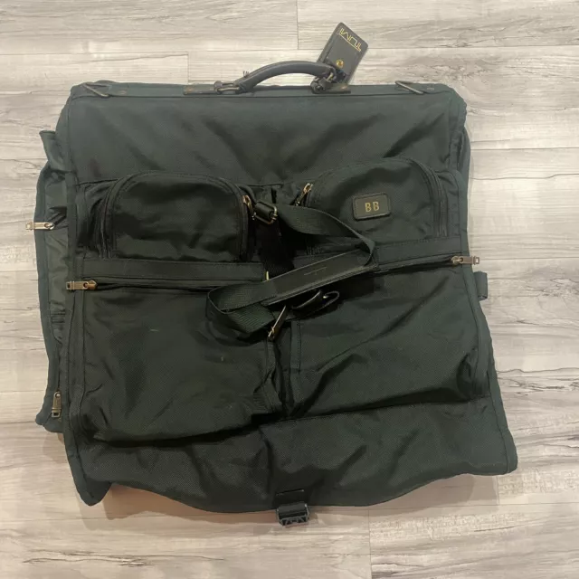 TUMI Carry Trifold Suit Bag Authentic TUMI Garment Bag Case Luggage Green
