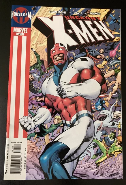 Uncanny X-Men #462 1st Sky Captain F/VF  “House Of M” MCU Captain Britain 2005