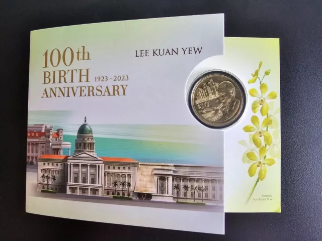 RARE !! 100th Birth Anniversary of Mr Lee Kuan Yew Commemorative Coin (LKY100)