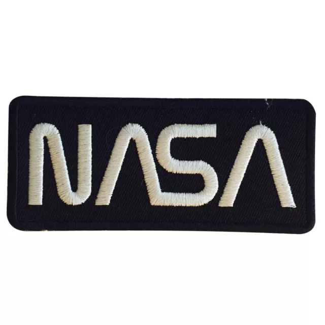 Nasa Logo Iron on Patch Sew On Badge Embroidered Cloth Patch