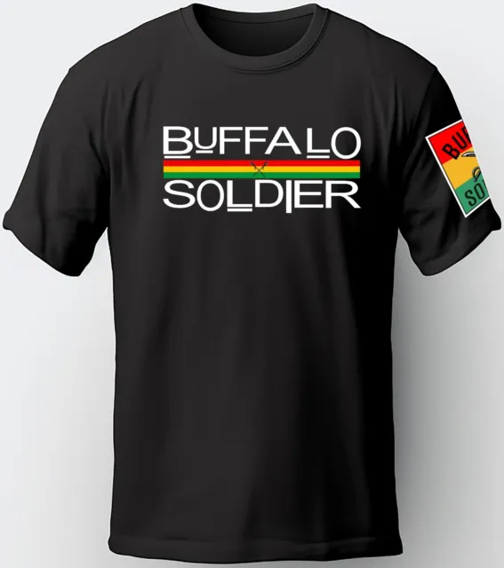 Buffalo Soldiers T-Shirt, 2024. Black History Tees. Civil Was T-Shirts