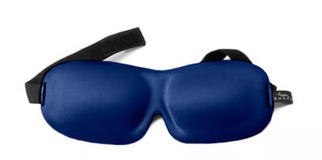 NEW! Bucky 40 Blinks Sleep Sleeping Blindfold Eye Night Mask NAVY BLUE