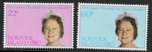 1980 Norfolk Island 80th Birthday Queen Mother MNH