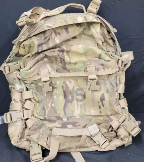 USGI Molle II 3 Day Assault Pack OCP Multicam With Stiffener / Pad  VGC