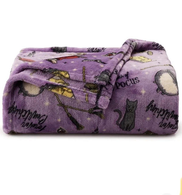 DISNEY HOCUS POCUS Sanderson Sisters 62"x70" Plush Throw Blanket