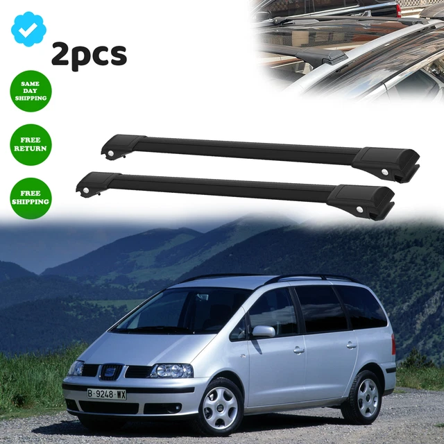 Barres De Toit Aluminium Universelles – Compatibles Alhambra, Astra, Audi, Fiat…