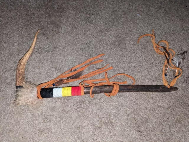 Elk Antler War Club! Hand Crafted! Native American