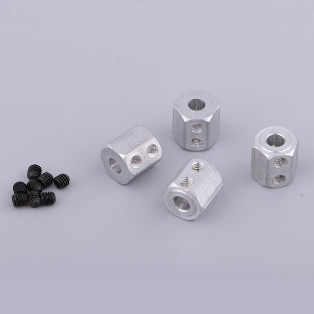 Extensions Hexagonal Laiton NHX Pour RC - Lot De 4, Dimensions 12x10mm