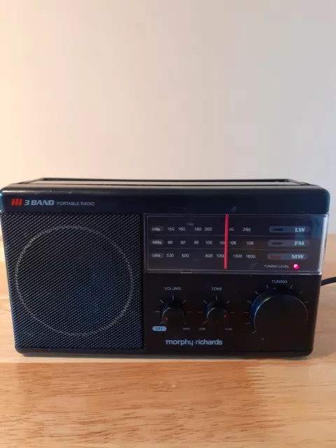 Vintage Retro Morphy Richards 3 Band Lw/Mw/Fm Radio Modell: R130