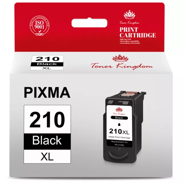 1PK Ink Cartridge for Canon PG-210XL PIXMA  iP2700 2702 MP230 499 MP240 250