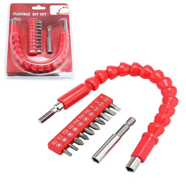 Rocaris Lot De 10 Supports D'extension Magnétiques Puissants Pour Perceuse à Percussion, Tige Hexagonale De 6 Cm, Extension De Tournevis Magnétique En