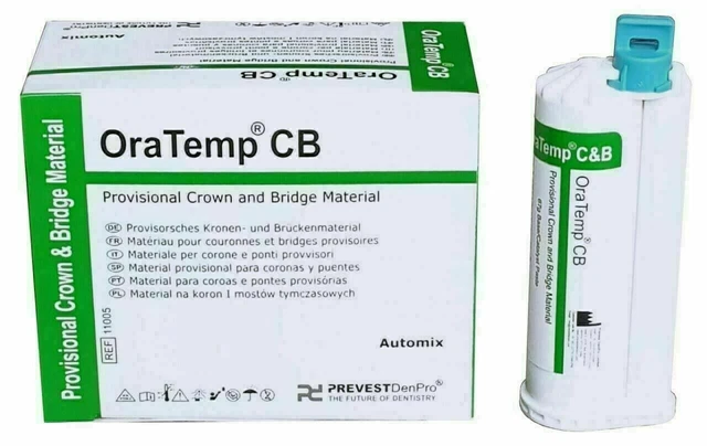 Prevest Denpro Oratemp C & B Matériau temporaire pour couronnes et bridges...