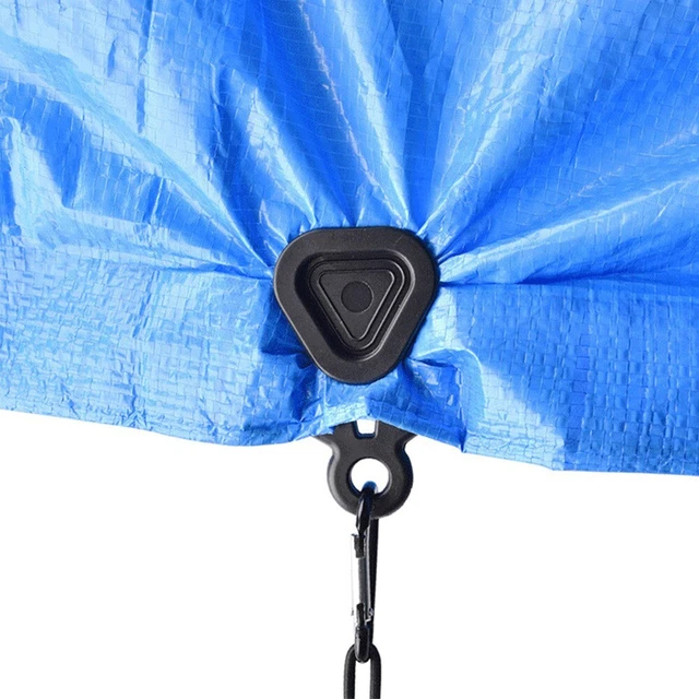 Camping Tent Canopy Clips Outdoor Tarpaulin Rope Alligator Clamps Awning Buckle