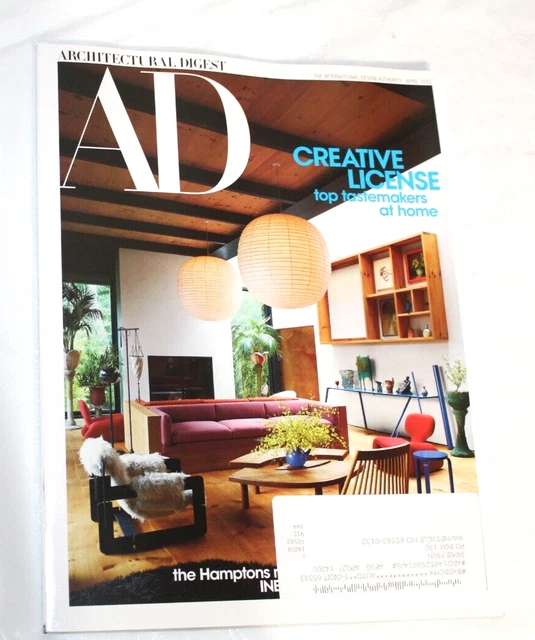 ARCHITECTURAL DIGEST APRIL 2023 Creative License The Hamptons Alabama £