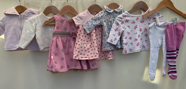Bundle of Girls clothes age 0-3 months next mini club m&s george