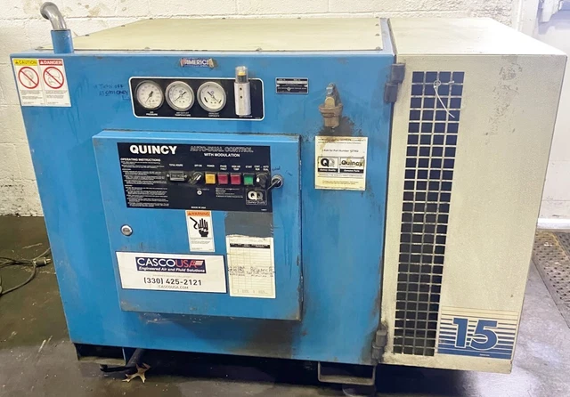 Quincy 15Hp Air Compressor - Rotary