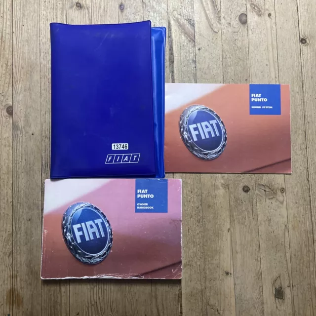 06-10 FIAT PUNTO OWNERS HANDBOOK MANUAL PACK AND WALLET 2006 Ref13746