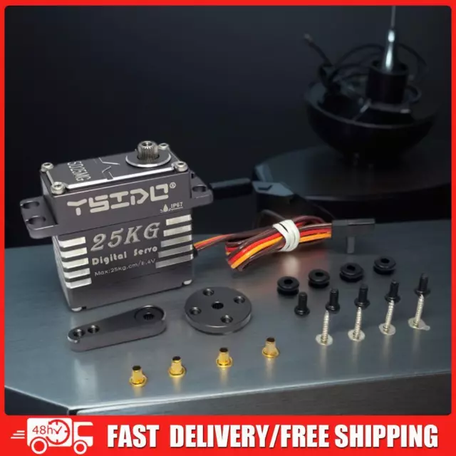 25/35 KG RC Servo High Voltage Metal Gear Steering Servo Fit for 1/8 1/10 RC Car