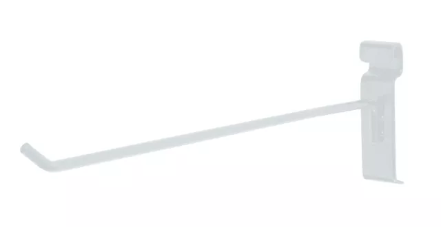 12 inch White Peg Hook for Wire Grid (Grid Wall) - Pack of 50