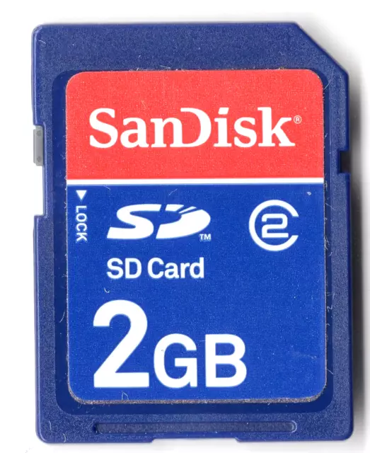 SanDisk 2GB SD Class 2 Camera Memory Card