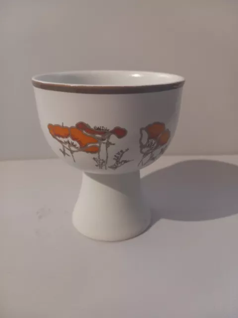 Royal Doulton Lambethware Fieldflower LS1019 Sundae Goblet Dish 10.1cm di 11.4 h