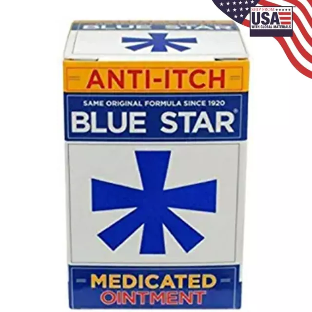 Blue Star Anti-Itch Medicated Ointment, 2 oz