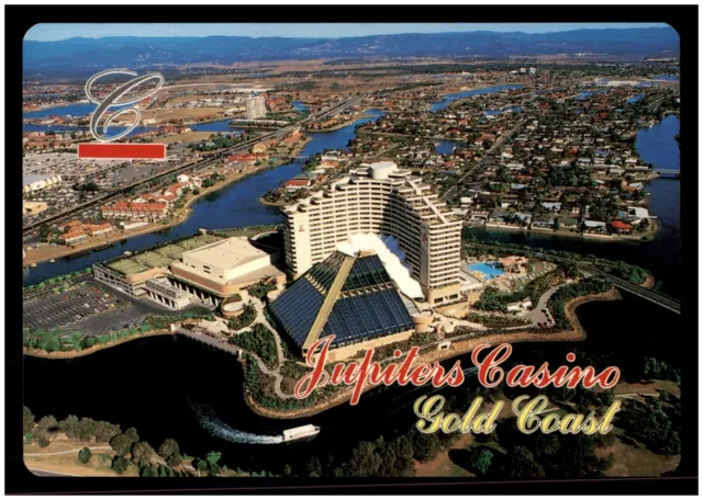 Vintage Postcard RPPC (Murray Views) - Jupiters Casino, Gold Coast, QLD