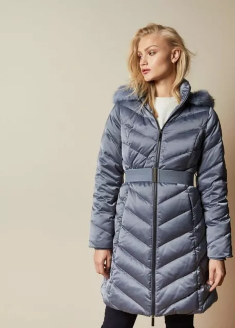 Ted baker grey puffer jacket sale