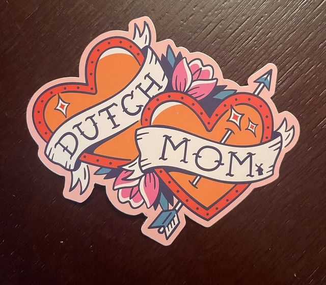 *NEW* DUTCH BROS Sticker Mother's Day 2023 Dutch Mom Hearts Flowers 5.