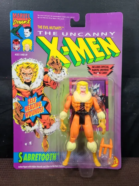Marvel The Uncanny X-Men Sabretooth Toy Biz Action Figure Sealed New 1992