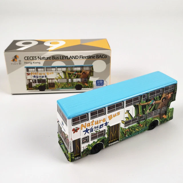 TINY 99 HK CECES Nature Leyland Fleetline BAco Bus 1/110 D Diecast ...