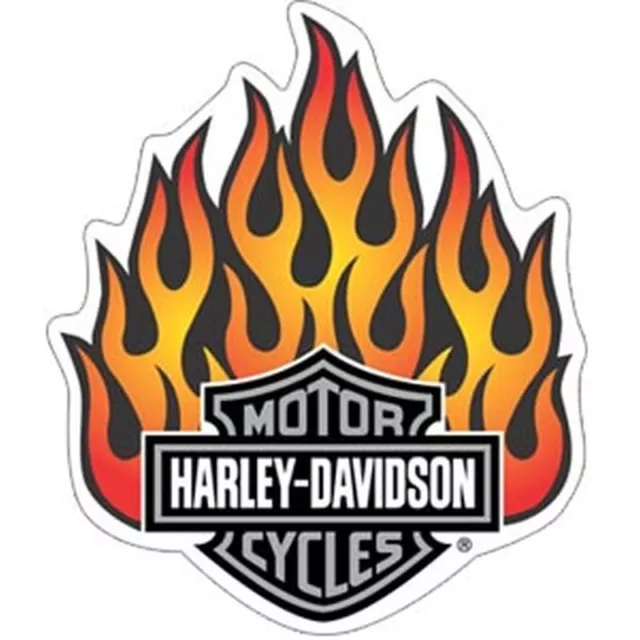 Aufkleber Harley-Davidson brennender Adler 18 x 11 cm Flame Eagle Flammen  HD