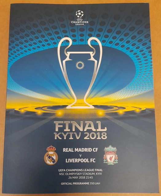 2018 UEFA CHAMPIONS LEAGUE FINAL Real Madrid v Liverpool + D/S shirt