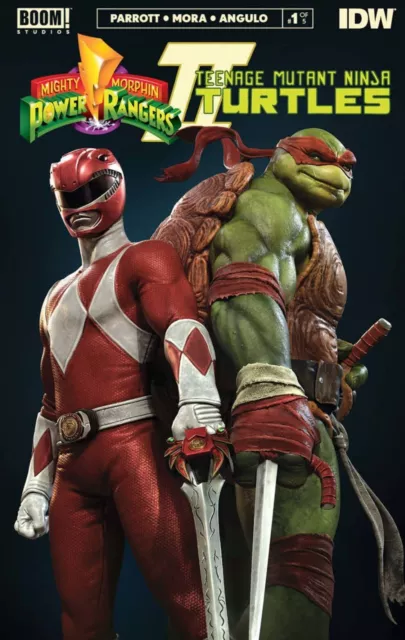 Mighty Morphin Power Rangers Teenage Mutant Ninja Turtles II #1 2nd Ptg 1/25/23