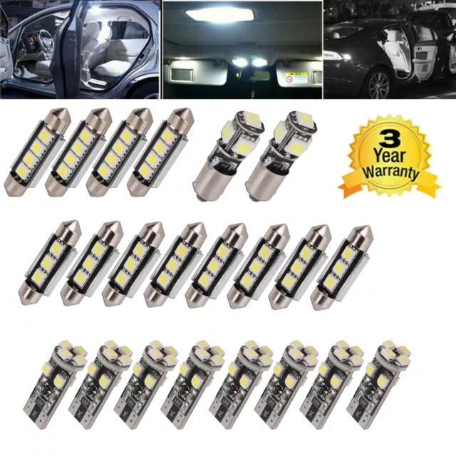 21X SMD LED Xenon Innenraumbeleuchtung 12V Für BMW 3er E46 Lampen Weiss Canbus