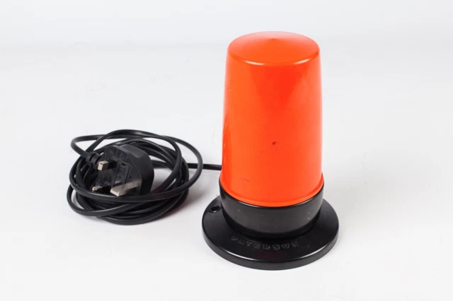 Luz de seguridad Paterson naranja cuarto oscuro - diseño clásico - buen estado