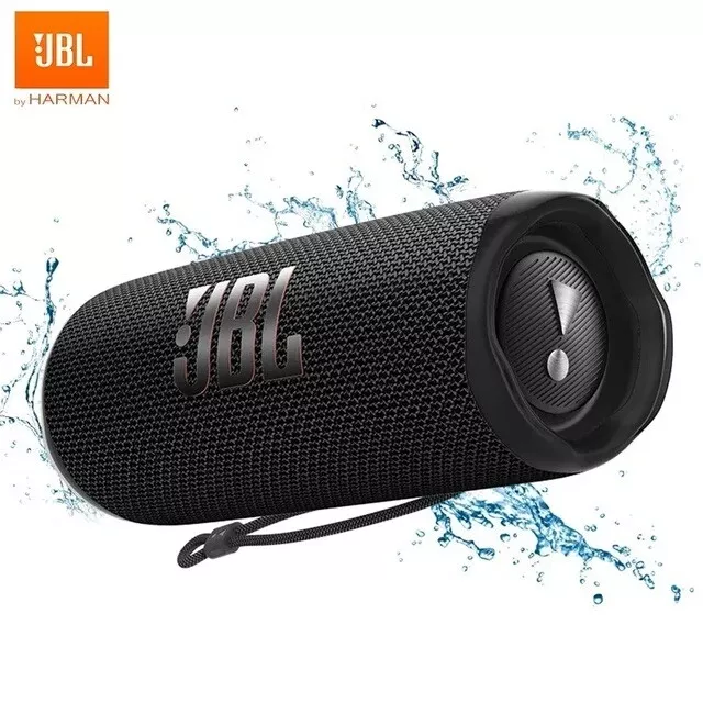 JBL Flip 6 tragbares Bluetooth-Lautsprechersystem - schwarz, blau, rot