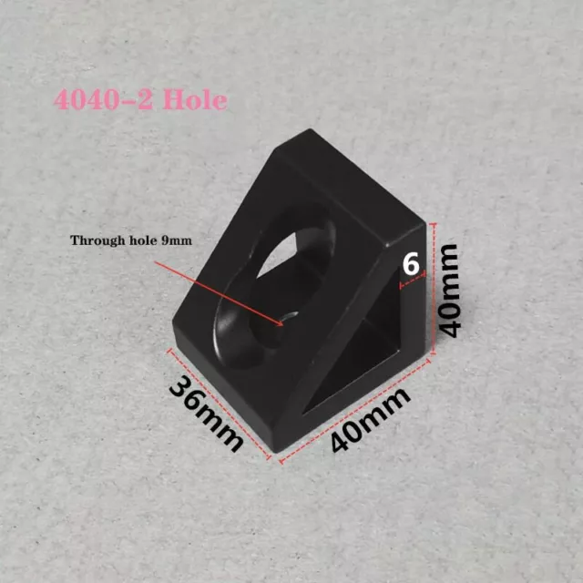 Corner Bracket 90 Degree Angle Connection for Aluminum Profile Triangle Block 2