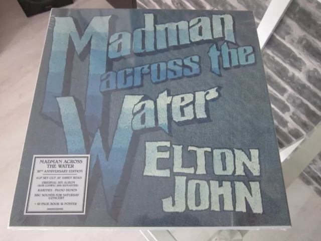 Coffret 4 Vinyles LP 33T Elton John - Madman across the Water. Box Set 2022 Neuf