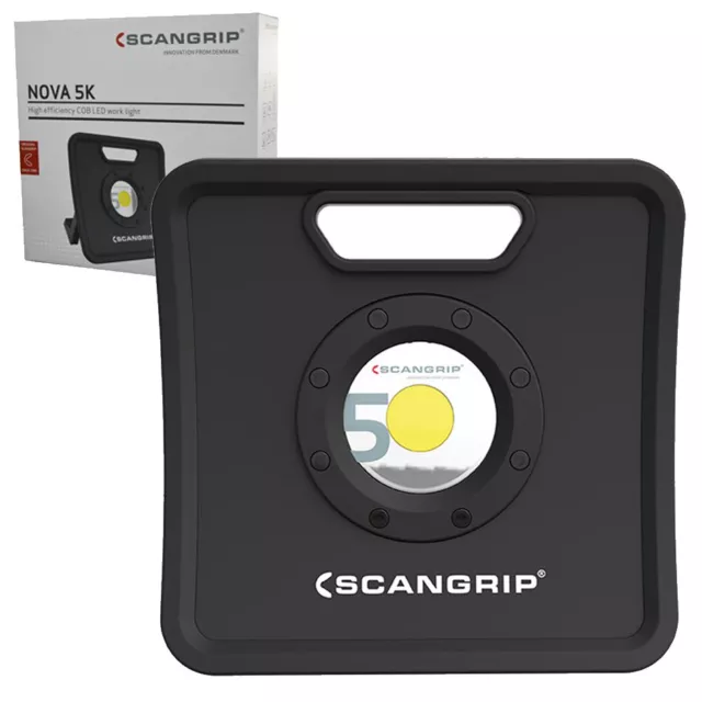 SCANGRIP 03.5442 NOVA 5K COB LED Arbeitslicht dimmbar robust 5000 Lumen