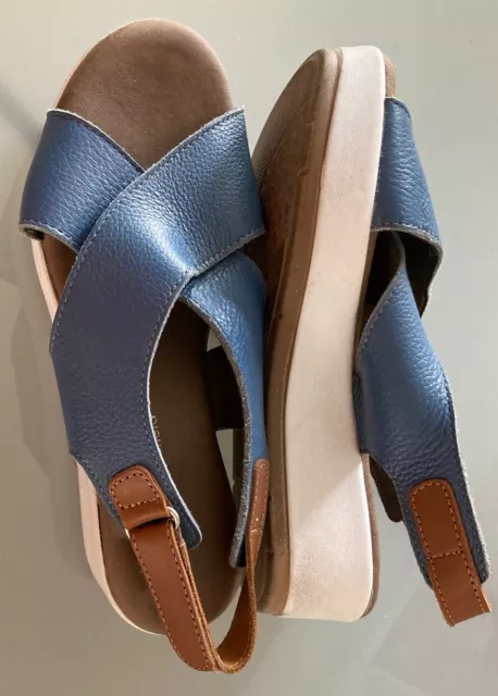 damen sandalen leder 37