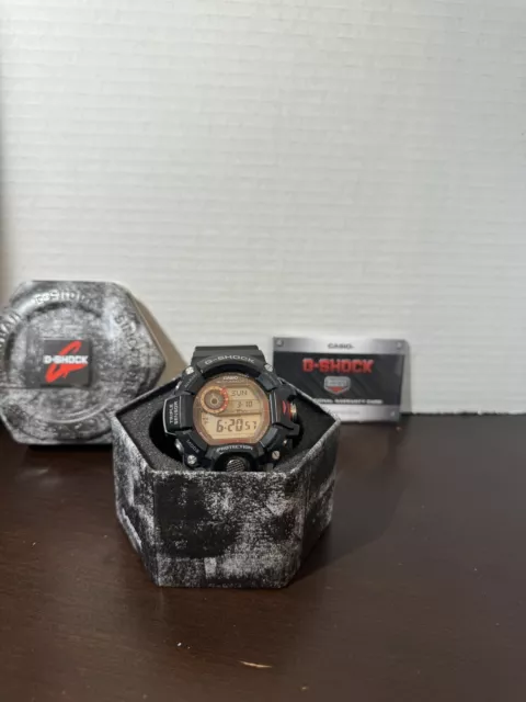 CASIO G-SHOCK GW-9400 Black Red Master of G RANGEMAN Watch Used