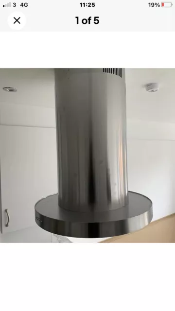 Cookology Cylinder Island Cooker Hood