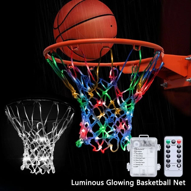 im Dunkeln Basketball korb Leuchtendes Basketball netz LED-Basketball netz