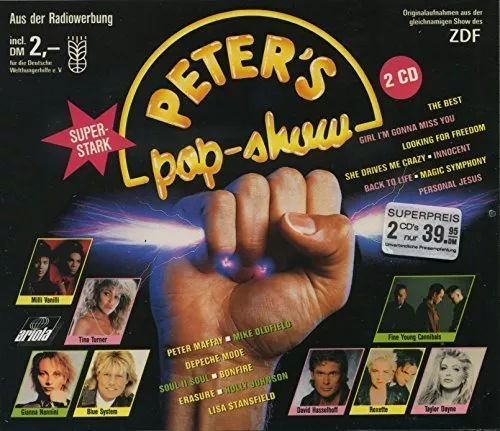 Peter's Pop Show (1989) Milli Vanilli, Depeche Mode, Roxette, Camouflag.. [2 CD]