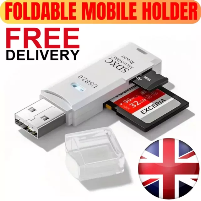 SD Card Reader USB 3.0 High Speed Memory T-FLASH SDXC SDHC MMC Micro SD Mobile